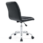 Modway Ripple Armless Mid Back Vinyl Office Chair