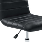 Modway Ripple Armless Mid Back Vinyl Office Chair