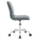 Modway Ripple Armless Mid Back Vinyl Office Chair