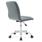 Modway Ripple Armless Mid Back Vinyl Office Chair