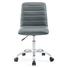 Modway Ripple Armless Mid Back Vinyl Office Chair