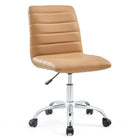 Modway Ripple Armless Mid Back Vinyl Office Chair  
