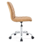 Modway Ripple Armless Mid Back Vinyl Office Chair