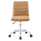 Modway Ripple Armless Mid Back Vinyl Office Chair