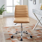 Modway Ripple Armless Mid Back Vinyl Office Chair