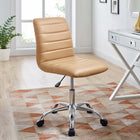 Modway Ripple Armless Mid Back Vinyl Office Chair