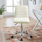 Modway Ripple Armless Mid Back Vinyl Office Chair