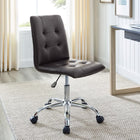 Modway Prim Armless Mid Back Office Chair