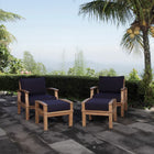 Modway Marina 4 Piece Outdoor Patio Teak Set EEI-1537
