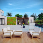 Modway Marina 6 Piece Outdoor Patio Teak Set EEI-1597