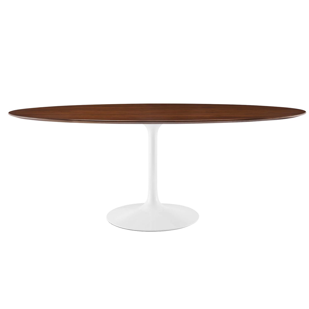Modway Lippa 78" Oval Wood Dining Table  