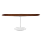 Modway Lippa 78" Oval Wood Dining Table  