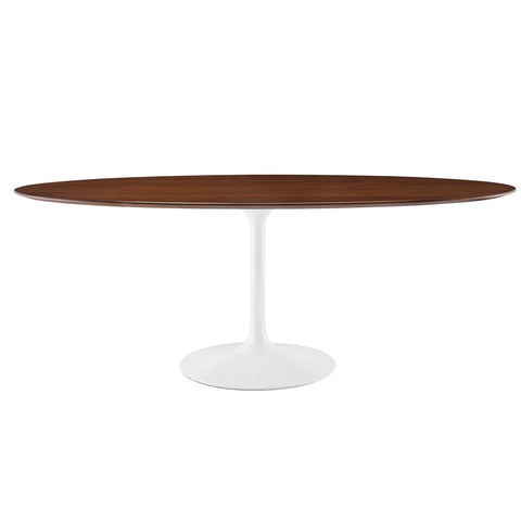 Modway Lippa 78" Oval Wood Dining Table  