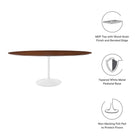 Modway Lippa 78" Oval Wood Dining Table