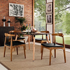 Modway Tracy Wood Dining Chairs Set of 4
