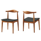 Modway Tracy Wood Dining Chairs Set of 4