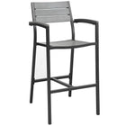 Modway Maine Outdoor Patio Bar Stool Set of 2
