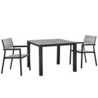 Modway Maine 3 Piece Outdoor Patio Dining Set  