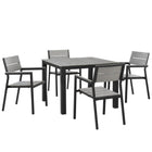 Modway Maine 5 Piece Outdoor Patio Dining Set  