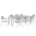 Modway Maine 9 Piece Outdoor Patio Dining Set  