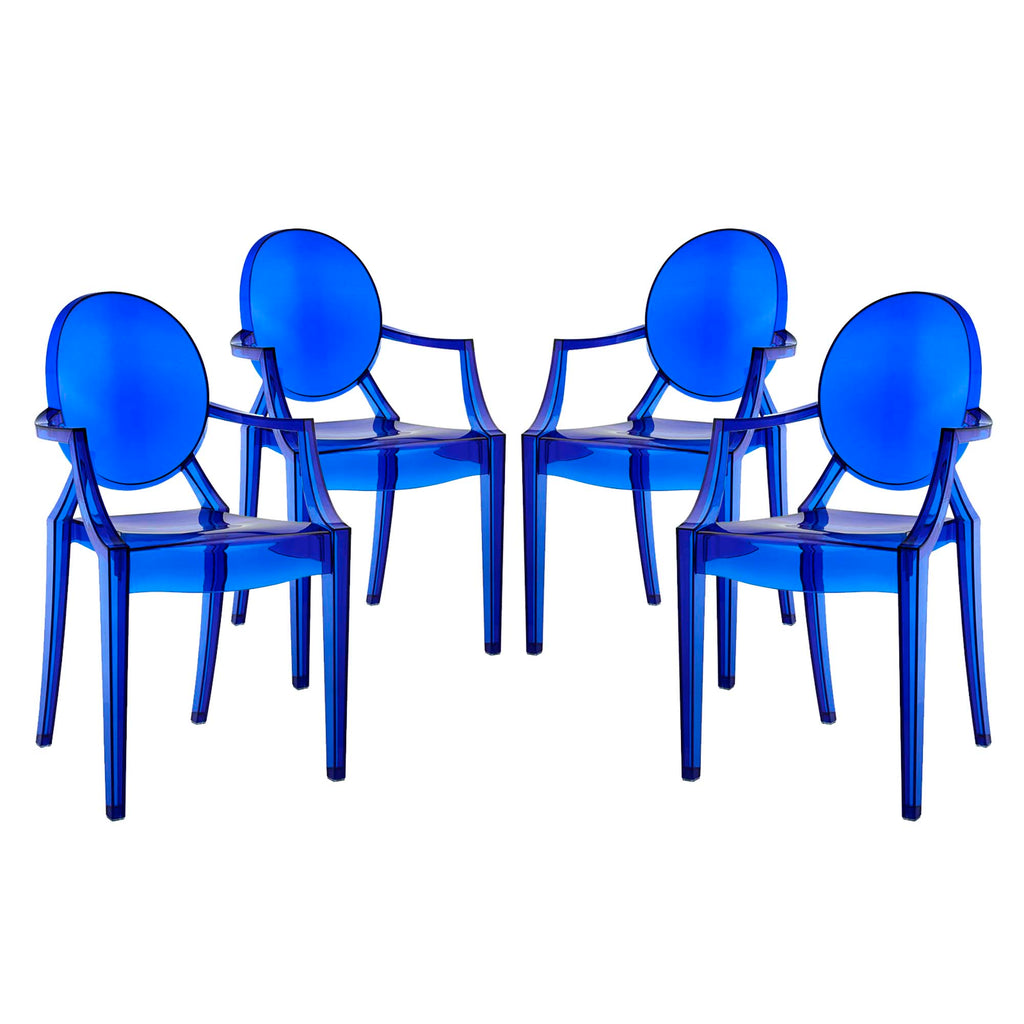Modway Casper Dining Armchairs Set of 4  