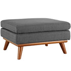 Modway Engage Upholstered Fabric Ottoman  
