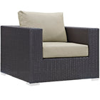 Modway Convene 5 Piece Outdoor Patio Sectional Set EEI-1809