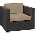 Modway Convene 5 Piece Outdoor Patio Sectional Set EEI-1809