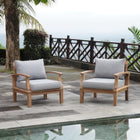 Modway Marina 2 Piece Outdoor Patio Teak Set EEI-1819