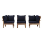 Modway Marina 3 Piece Outdoor Patio Teak Set