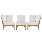 Modway Marina 3 Piece Outdoor Patio Teak Set
