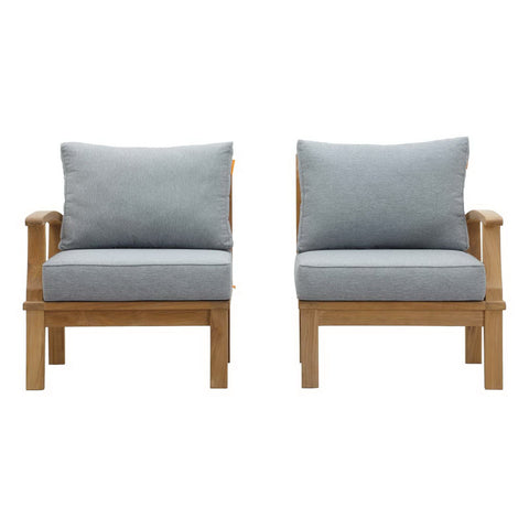 Modway Marina 2 Piece Outdoor Patio Teak Set EEI-1822