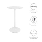 Modway Lippa 28" Round Wood Bar Table