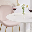 Modway Lippa 28" Round Wood Bar Table