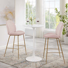 Modway Lippa 28" Round Wood Bar Table