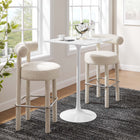 Modway Lippa 28" Square Wood Bar Table