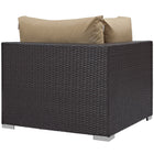 Modway Convene 5 Piece Outdoor Patio Sectional Set EEI-2172