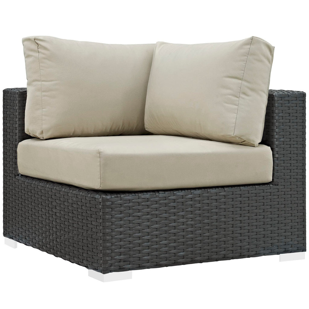 Modway Sojourn Outdoor Patio Sunbrella® Corner  