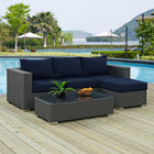 Modway Sojourn 3 Piece Outdoor Patio Sunbrella® Sectional Set EEI-1889