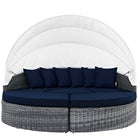 Modway Summon Canopy Outdoor Patio Sunbrella® Daybed