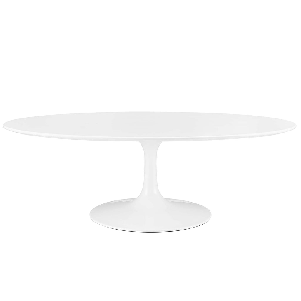 Modway Lippa 48" Oval-Shaped Wood Coffee Table  
