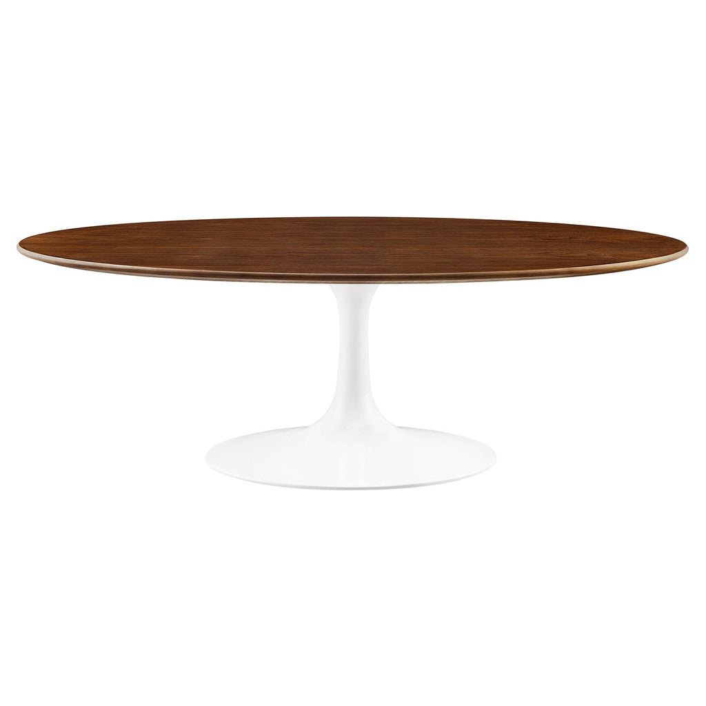 Modway Lippa 48" Oval Wood Coffee Table  