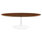 Modway Lippa 48" Oval Wood Coffee Table
