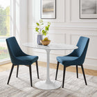 Modway Lippa 48" Oval Faux Marble Dining Table