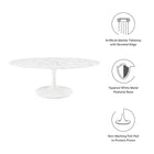 Modway Lippa 48" Oval Faux Marble Coffee Table