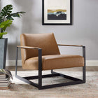 Modway Seg Vegan Leather Accent Chair