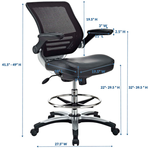 Modway Edge Drafting Chair  