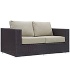 Modway Convene 5 Piece Outdoor Patio Sofa Set