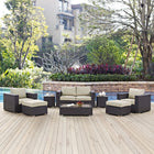 Modway Convene 8 Piece Outdoor Patio Sofa Set