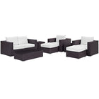 Modway Convene 8 Piece Outdoor Patio Sofa Set  